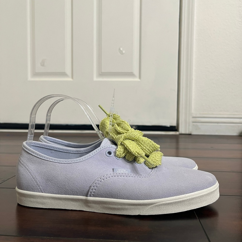 NWOB‎ Vans Authentic Lowpro Fat Lace Lime Sherbet Sneakers size M7 W8.5